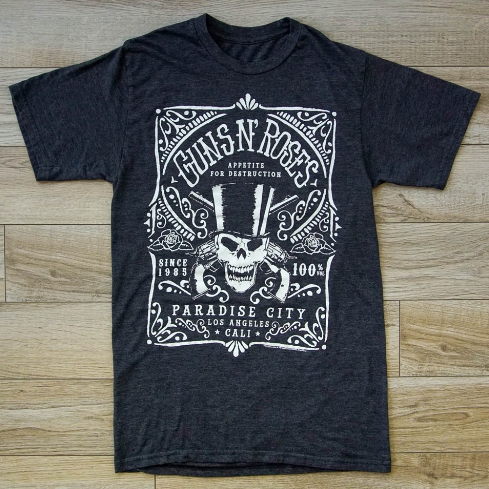 HOT! Guns N Roses Paradise City LA Rock Tshirt